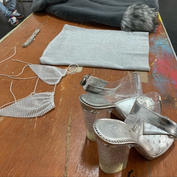 Vintage Translucent Chanel Heels - Picture 2 of 16